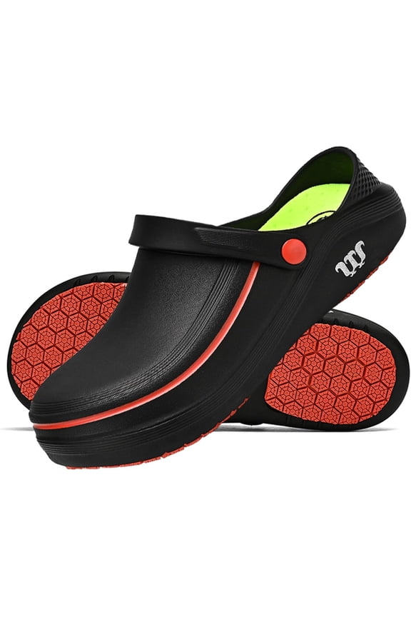 Men's Women's Work Clogs - Unisex Garden Chef Shoes Non Slip Waterproof Nurse Kitchen Food Service Shoes
