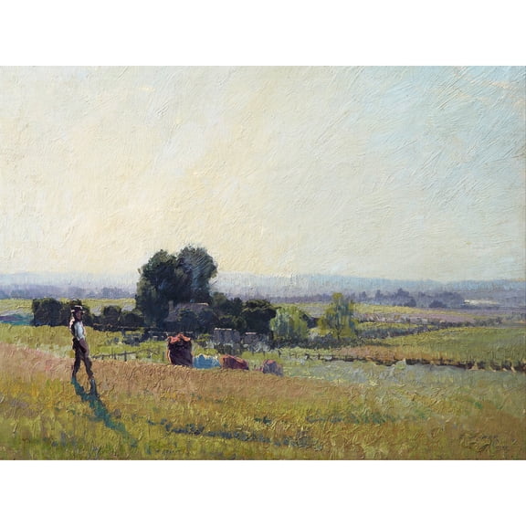 Elioth Gruner Morning Light Painting Extra Large Art Print Wall Mural Poster Premium XL
