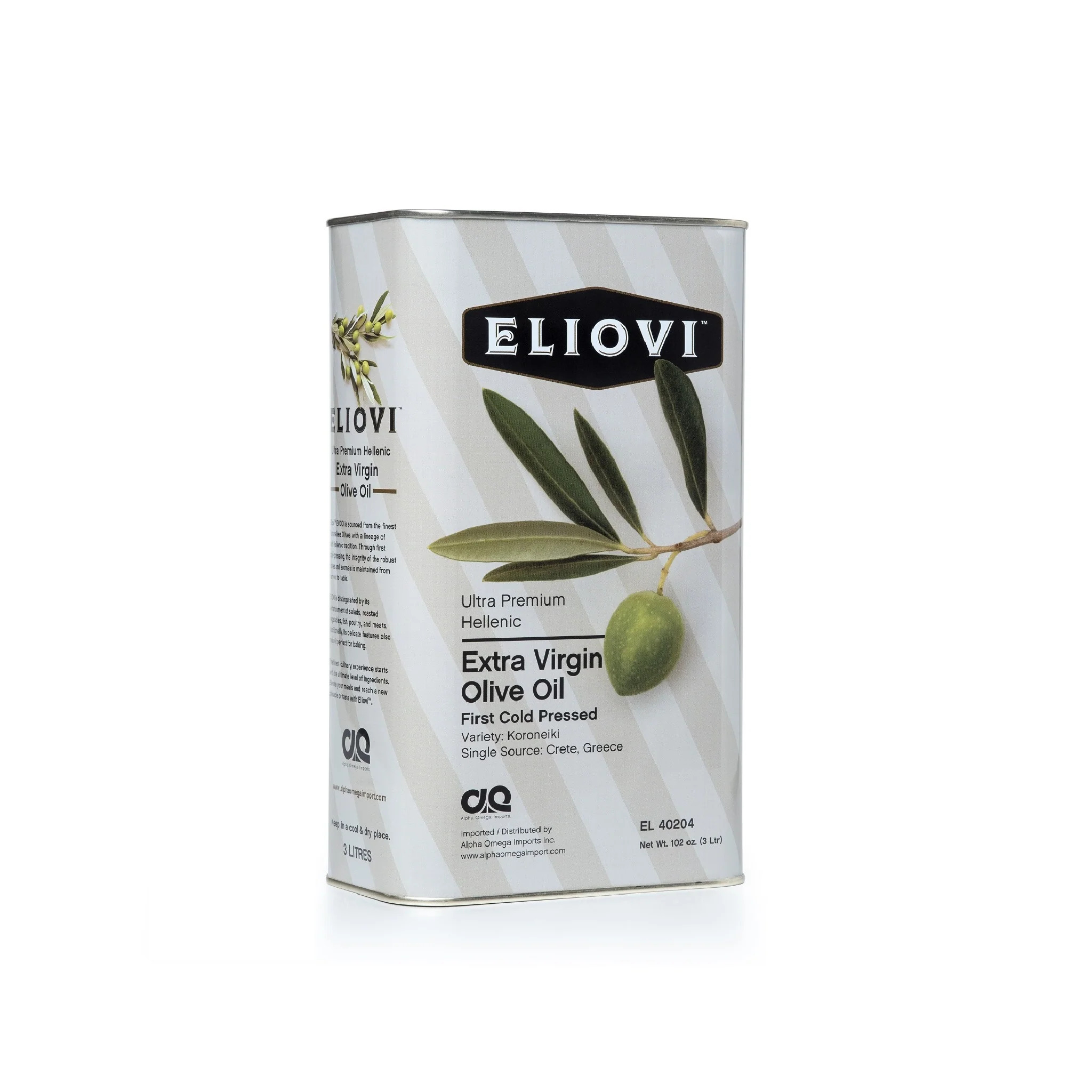 Eliovi Extra Virgin Olive Oil from Greece First ColdPressed