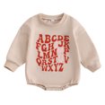 thumbnail image 1 of Elippeo Baby Girls Boys Sweatshirts Rompers Valentine's Day Clothes Letter Heart Print Long Sleeve Spring Bodysuits Jumpsuits 3 6 12 18 Months, 1 of 9
