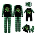 thumbnail image 1 of Elippeo Christmas Pajamas for Family Funny Elf Stole Tree Print Long Sleeve Tops + Trousers Set Holiday Nightwear, 1 of 4