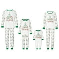 thumbnail image 1 of Elippeo Christmas Pajamas for Family Long Sleeve Tops + String Lights Print Pants Set Sleepwear, 1 of 10