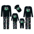 thumbnail image 1 of Elippeo Christmas Parent-child Outfit, Dinosaur Letter Printing Long Sleeve Round Collar Sleepwear/Jumpsuit for Adult/Baby/Kid/Dog, 1 of 10