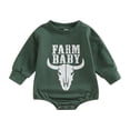 thumbnail image 1 of Elippeo Infant Baby Spring Autumn Infant Baby Boys Girls Jumpsuit 3M 6M 12M 18M Letter Print Long Sleeve Bodysuit Fall Clothes, 1 of 10