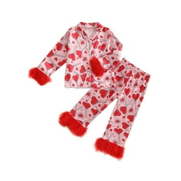 Valentines Day Sam's Club Girls Pajamas Valentine's Day Pjs