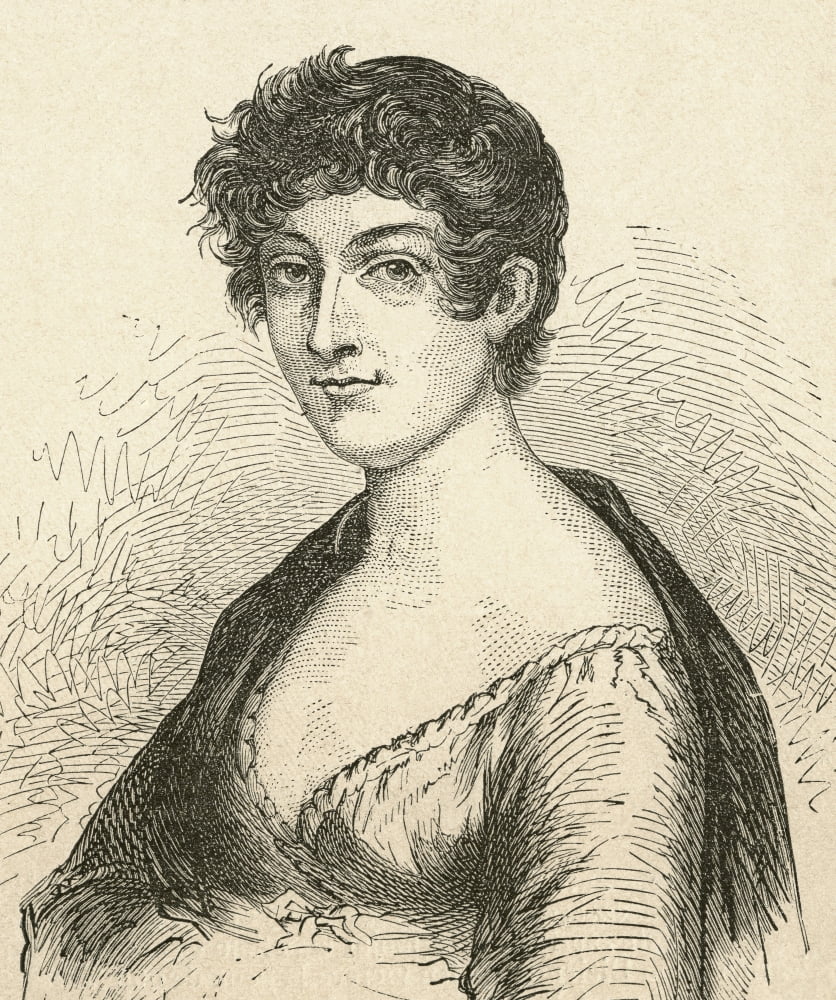 Elisabeth Charlotte Pauline De Meulan Aka Pauline Guizot 1773 - 1827 French Novelist And Literary Journalist From El Museo Popular Published Madrid 1889 Canvas Art - Ken Welsh  Design Pics (12 x 15)