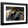 thumbnail image 1 of Elisabeth Jerichau Baumann 14x12 Black Modern Framed Museum Art Print Titled - An Egyptian Pot Seller at Gizeh (1899), 1 of 5