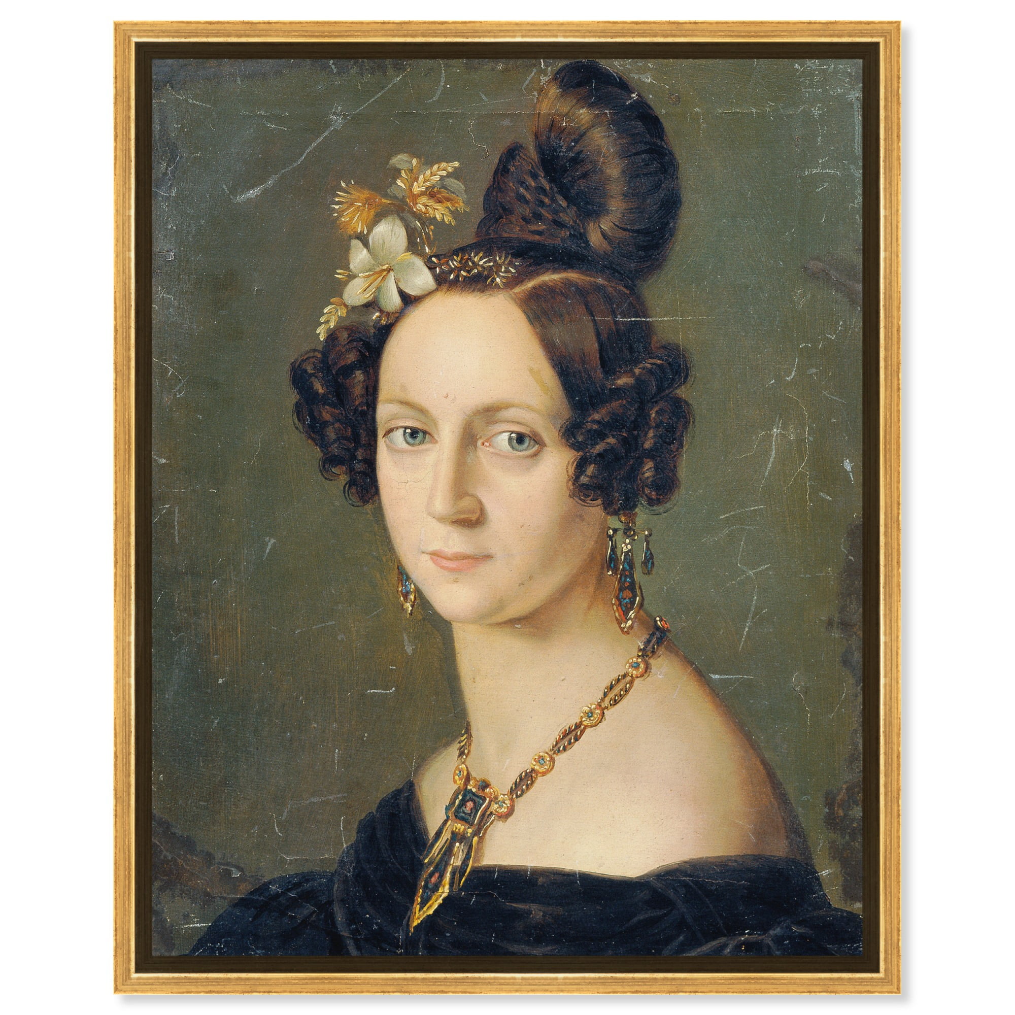 Elisabeth Josefine Rizzi Petke Canvas Vintage Classic Portrait by Art