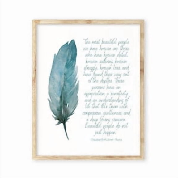 Elisabeth Kubler Ross Beautiful People Poster, Poster Home Decor, Poster Only