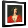thumbnail image 1 of Elisabeth Modell 20x24 Black Modern Framed Museum Art Print Titled - Young Woman in Greek Costume (1843), 1 of 5