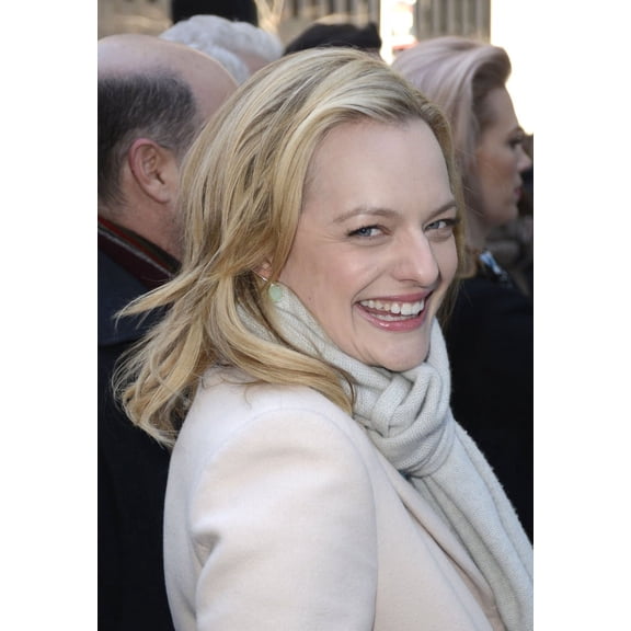 Elisabeth Moss At The Press Conference For Amc Unveils Special Commemorative Mad Men Park Bench The Time & Life