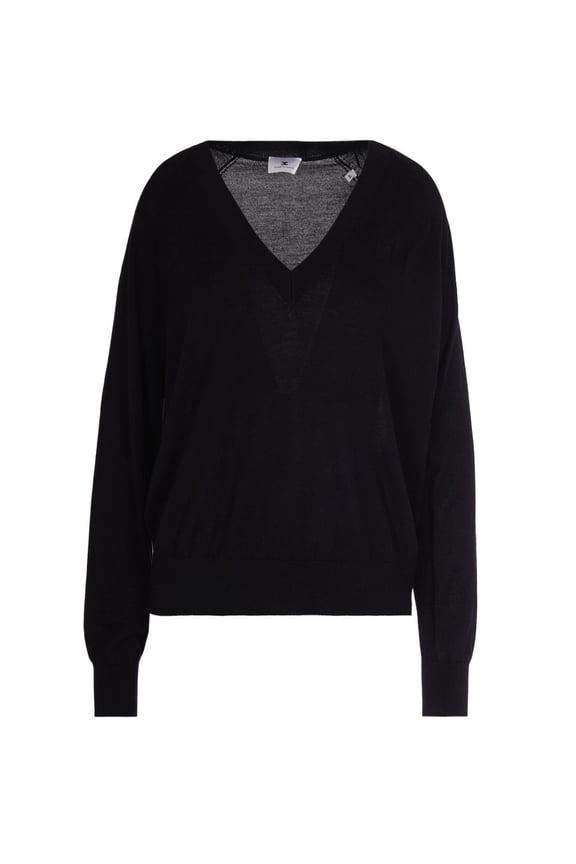 Black Wool Blend Sweater (Women's)