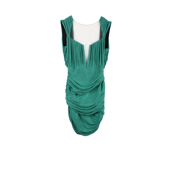 Elisabetta Franchi Lamé Mini Dress - Green (Women's)