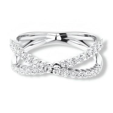 3.20Ct Lab-Created Diamond Engagement Ring – 14K White Gold Finish, Sterling Silver, Round Cut