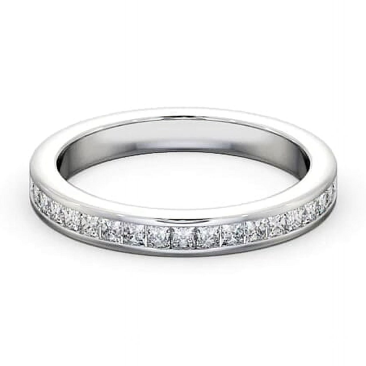 Elise Jewel Brilliant 0.6 Ct Round Cut Diamond Ring - 14K White Gold ...