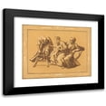 thumbnail image 1 of Elisha Kirkall 18x15 Black Modern Framed Museum Art Print Titled - The Holy Family (1724), 1 of 5