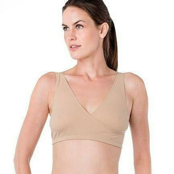 Elita Women's 'Silk Magic' Microfiber Crossover Bra