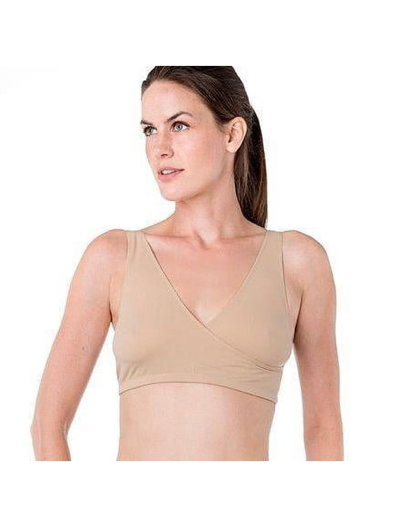 Women's 'Silk Magic' Microfiber Crossover Bra