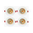 thumbnail image 1 of Elitco Lighting 4" 11W 3000K Recessed LED Eye Gimbal Light in White (Set of 4), 1 of 3