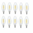 thumbnail image 1 of Elegant Furniture LED E12 CANDELABRA, BLUNT TIP, 2700K, 300?, CRI80, ES, UL, 6W, 40W EQUIVALENT, 15000HRS, LM480, DIMMABLE, 2 YEARS WARRANTY, INPUT VOLTAGE 120V, 1 of 1