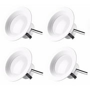 Elitco Lighting Gaige 4" 12W 2700K Recessed LED Retrofit Light (Set of 4)