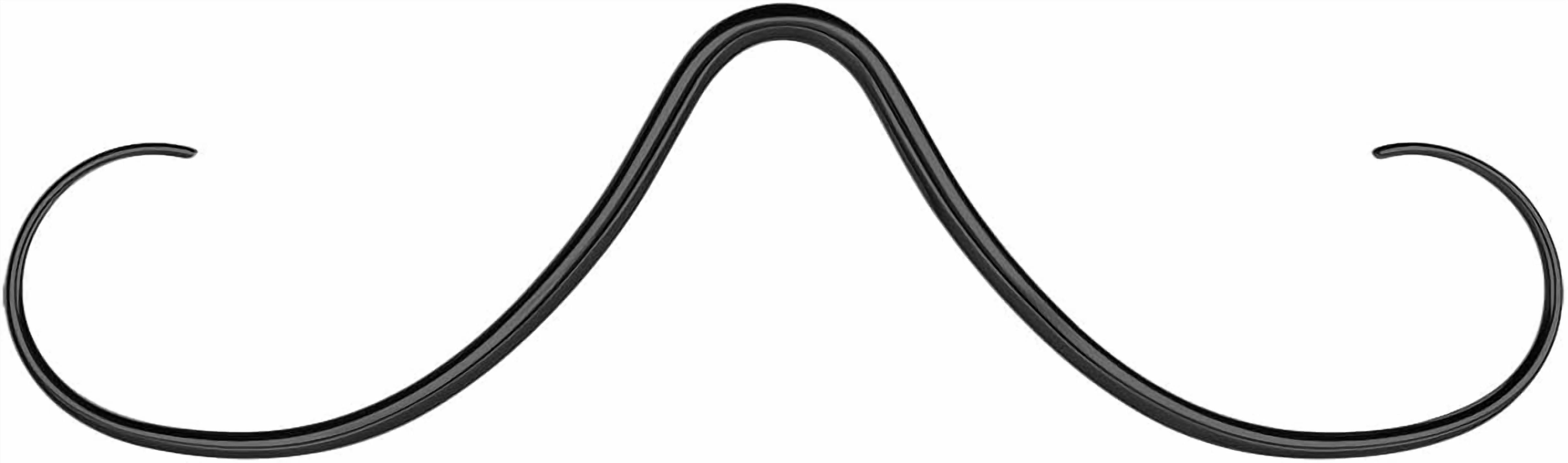 Elite 14g Professional Mustache Septum Ring 316l Stainless Steel