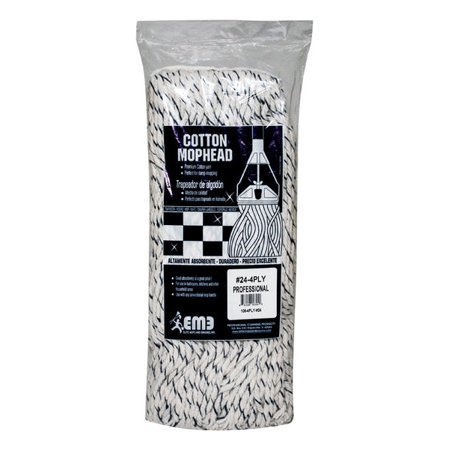 Elite #24 Cut End 4-Ply Cotton Mop Head 1 pk (Pack of 6)
