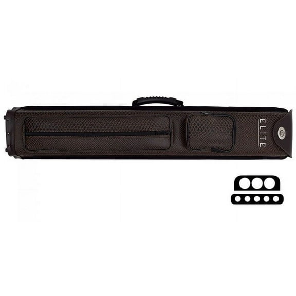 Elite 3x5 Brown Croc-embossed faux leather ECNR35 Nexus Reserve Pool Cue Case