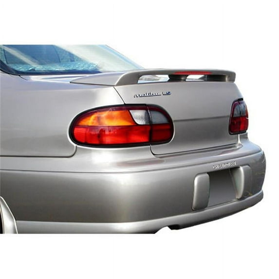 Elite ABS108A-L4-WA9800 Chevrolet Malibu 1997-2003 Factory Style Spoiler Lighted Painted, Dark Cherry Metallic