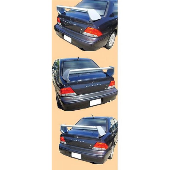 Elite ABS160A-Y01 Mitsubishi Lancer Evo 8 2003-2006 Factory Style Spoiler Painted, Lightning Yellow