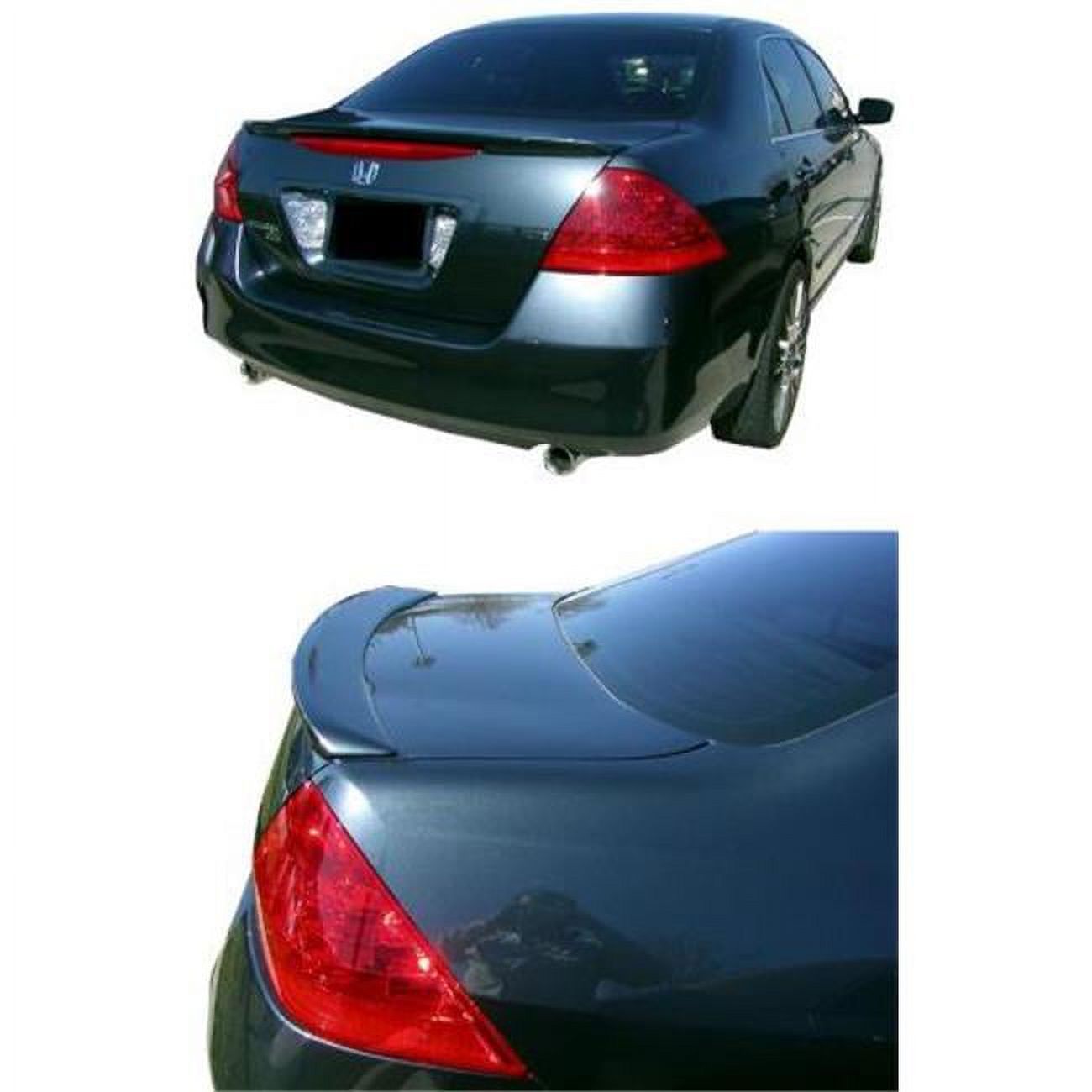 Elite ABS220A-NH658P Honda Accord 4Drs 2006-2007 Lip Factory Style Spoiler  Painted, Graphite Pearl