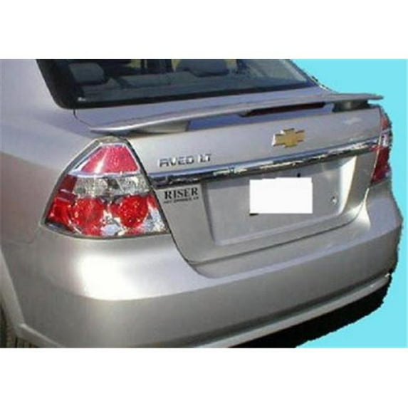 Elite ABS232A-L4-WA402N Chevrolet Aveo 4dr 2007-2010 Factory Style Spoiler Lighted Painted, Urban Gray Metallic