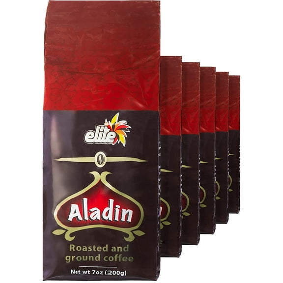 Elite Aladin Coffee, 7-ounces Pack of 6