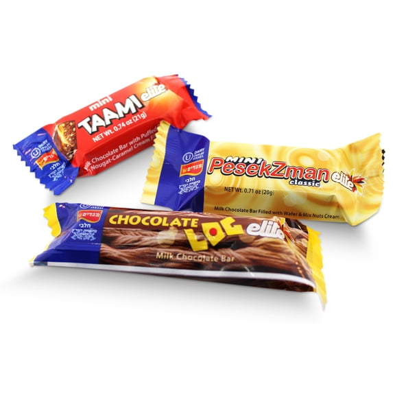 Elite, Assorted Mini Milk Chocolate Bars (15 pcs)