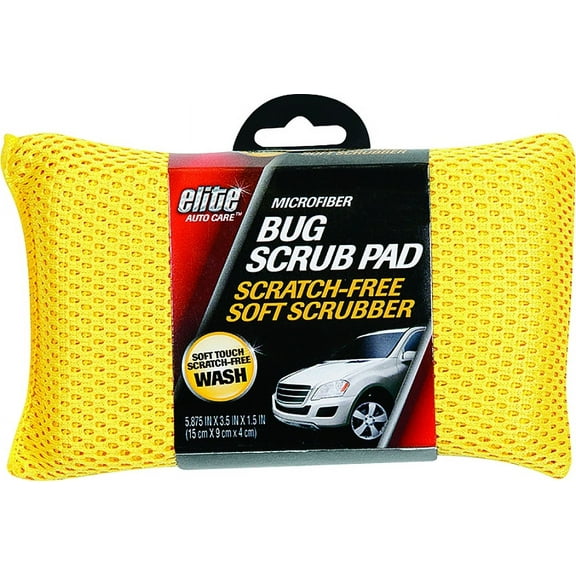 Elite Auto 8900 Microfib Bug Scrub Pad - Quantity 3