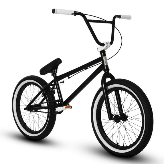 Elite BMX Bike Stealth 20" - Black - Freestyle Pump Wheelie Bicycle