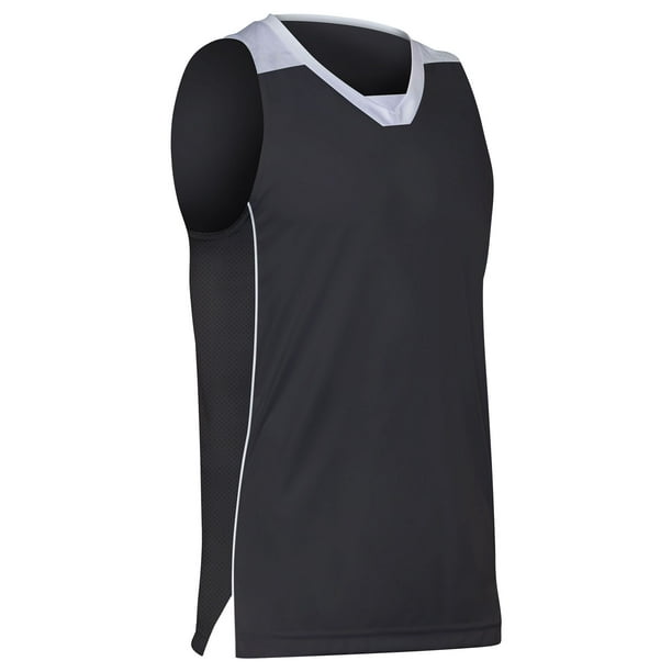 Elite Basketball Jersey BLACK BODY WHITE BODY M Walmart Business Supplies