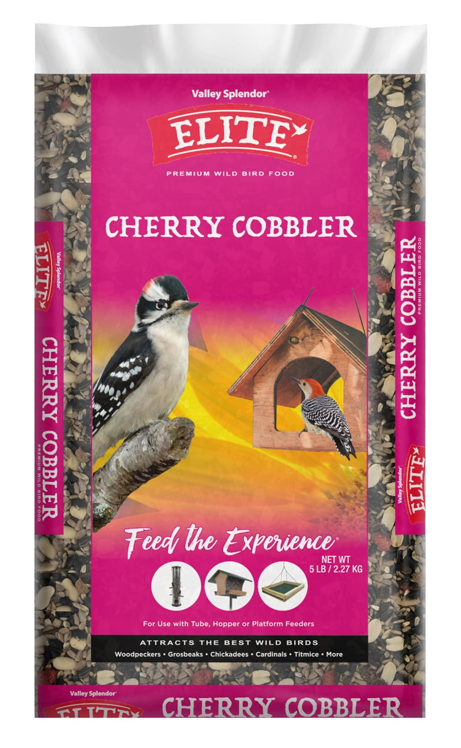 Elite Cherry Cobbler Seeds Wild Bird Food, Cherry Cobbler, 5 lb Bag