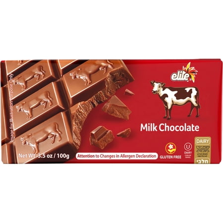 Elite Milk Chocoate Bar, 3.5 oz