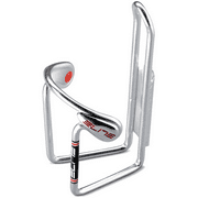 Elite Cuissi Gel Bicycle Bottle Cage Silver Road Touring Cross Mountain Bike