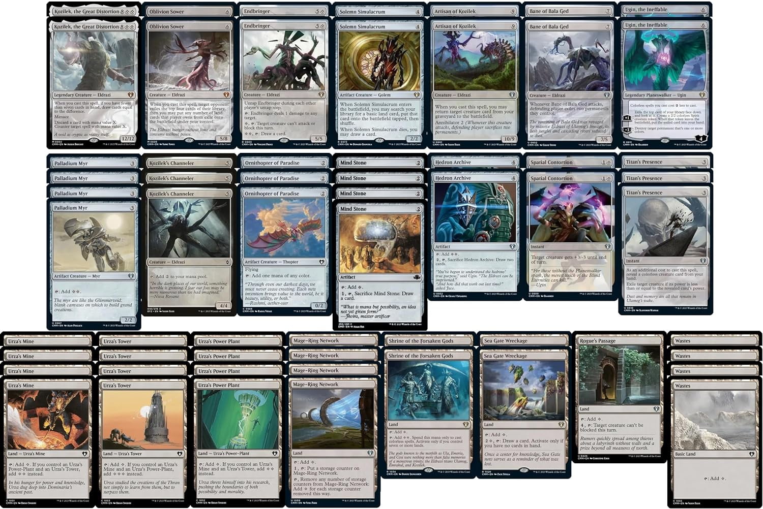 Elite Colorless Eldrazi Deck Tron Lands Modern Legal Custom Built Magic The Gathering