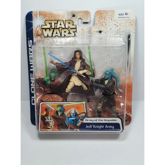 Star Wars Jedi Knight Army Clone Wars Republic Action Figures Hasbro 2003 t1
