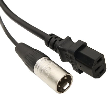 Elite Core PA75 75-Feet Powered Speaker Cable XLR+AC