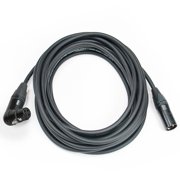 Elite Core Premium Tour-Grade Microphone Cable Triple Shielded Neutrik Connectors Right-Angle Hand Soldered 10' ft CSM2-RAFN-10