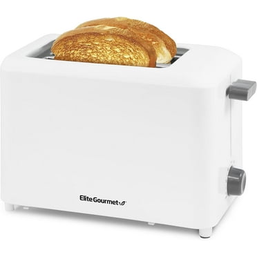 Elite Cuisine 2 Slice Cool Touch Toaster - White