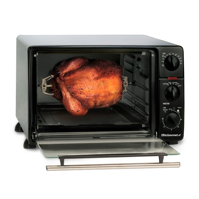 Elite Cuisine 23Liter Toaster Oven with Rotisserie