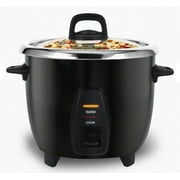 Elite Cuisine Deluxe 10-Cup Electric Rice Cooker, Stainless Steel