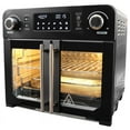 thumbnail image 1 of Elite Cuisine EAF9202 Programmable 23L French Door Air Fryer Oven with 10 Menu Functions, and Interior Light, Black, 1 of 4