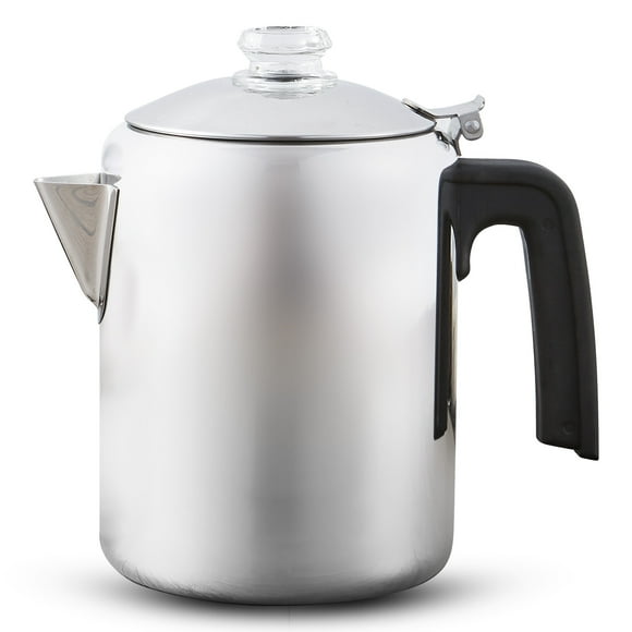 Elite Cuisine EC508 8-Cup Stainless Steel Classic Stovetop Coffee Percolator