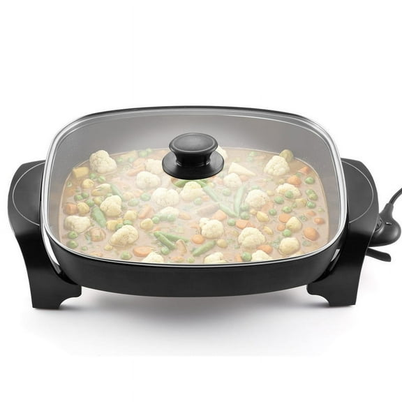Elite Cuisine EG6235 8Qt. Jumbo Electric Skillet w/ Easy-Pour Spout